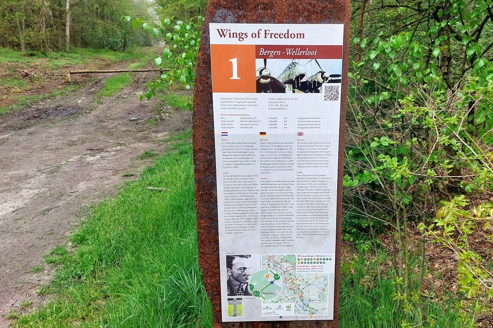 Fietsroute Wings of Freedom: Crashlocatie Junkers Ju 88G-6, W.-Nr. 621582 #3