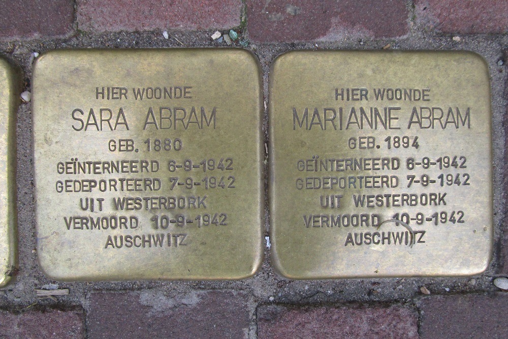 Stolpersteine Nieuwe Amstelstraat voormalig 31 #3