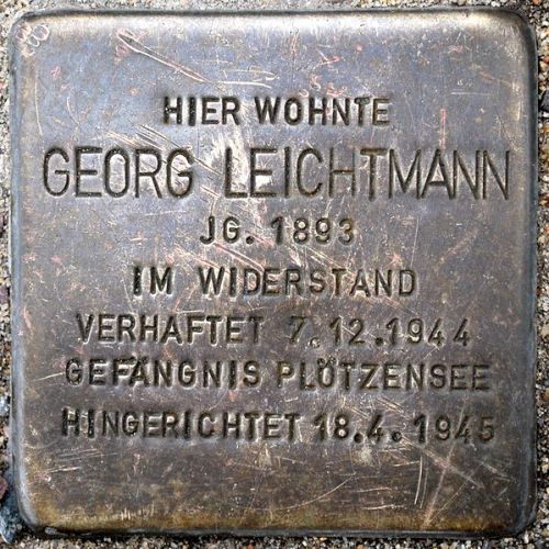 Stolperstein Schulstraße 51