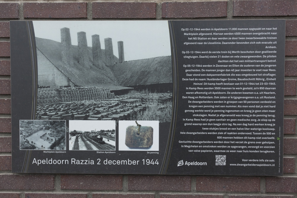 Gedenkteken Apeldoorn Razzia 2 December 1944 #1