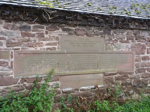War Memorial Longford and Church Aston