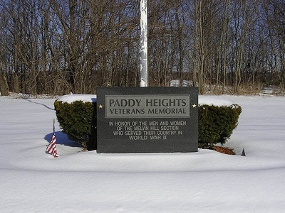Veteranen Monument Paddy Heights