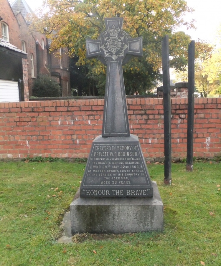 Monument Private W.E. Robinson