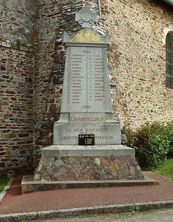 Oorlogsmonument Chanteloup #1