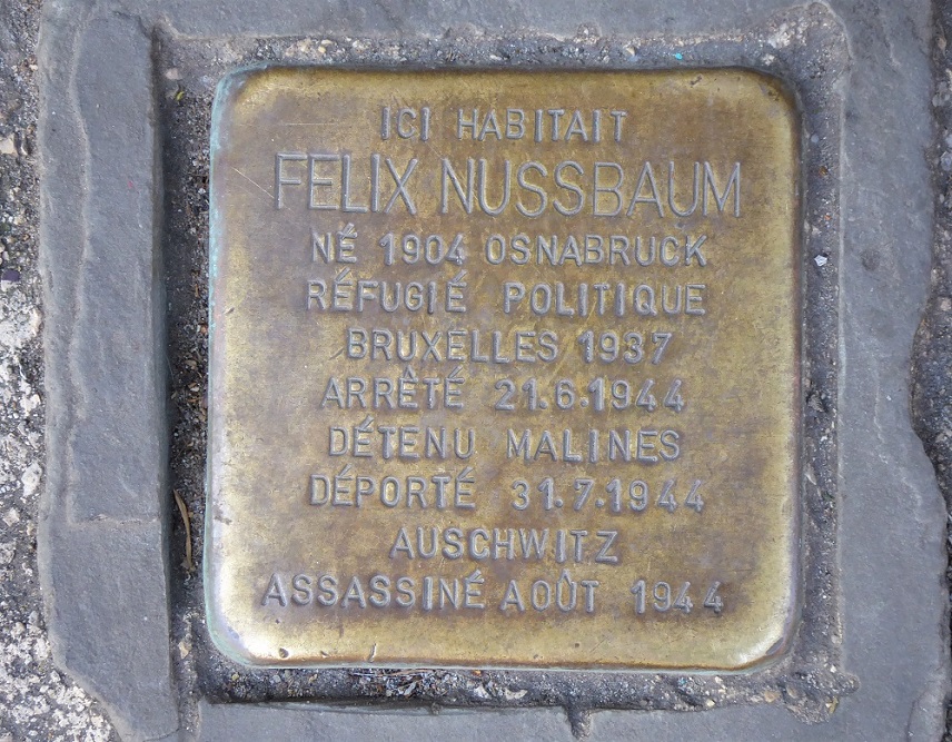 Stumbling Stones Rue Archimède 22 #2