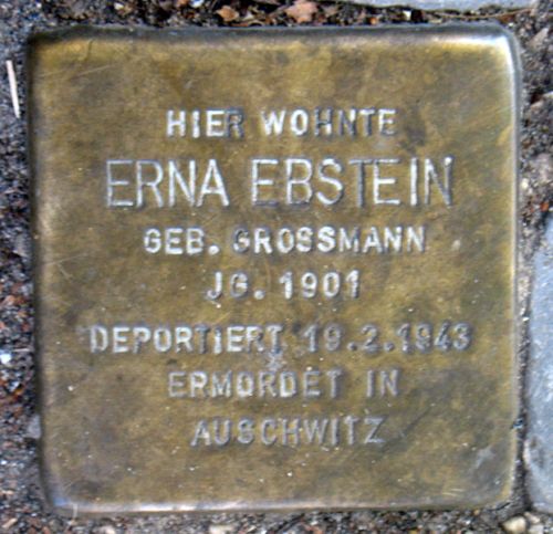 Stolpersteine Weichselstrae 28 #3