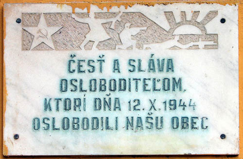 Gedenkteken Bevrijding Dlhoňa #1