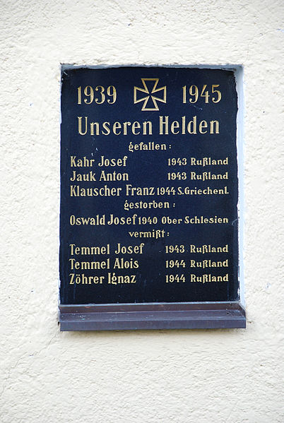 Oorlogsmonument Zehndorf #2