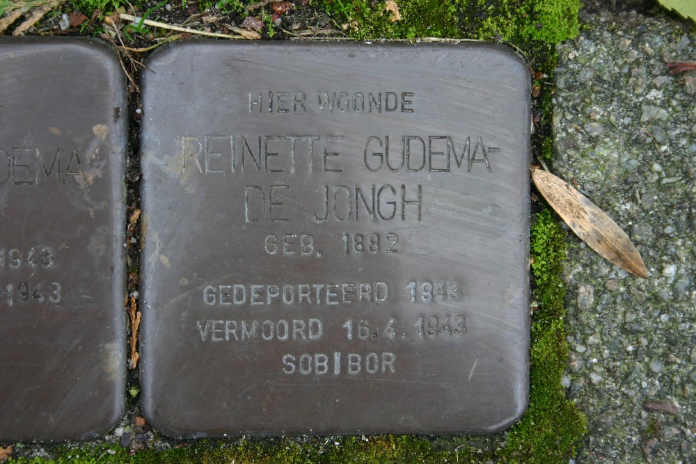 Stolpersteine Burgemeester Reijndersstraat 72 #3