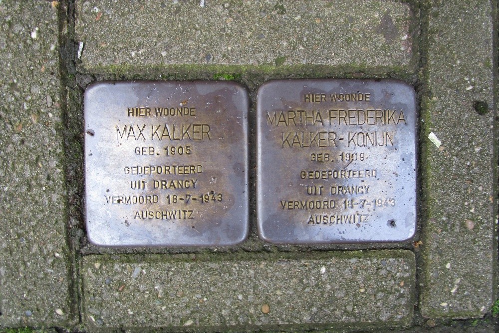 Stolpersteine Wouwermanstraat 37 #1