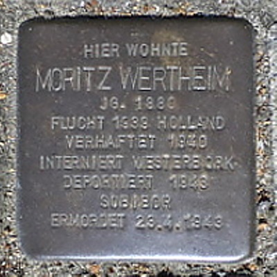 Stolperstein Teichstrae 6 #1