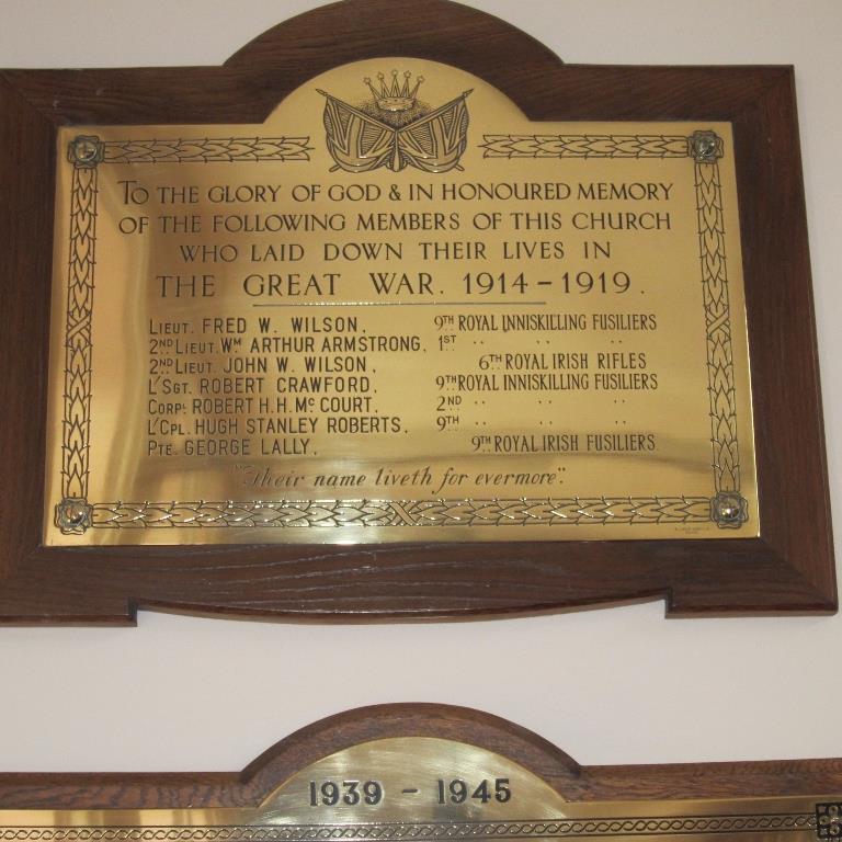 War Memorial Darling Street Methodist Church