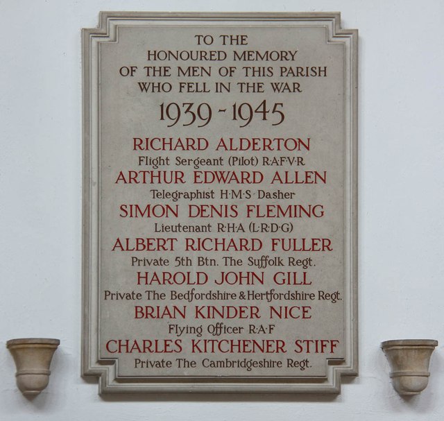 War Memorial Holy Innocents Church Great Barton #2