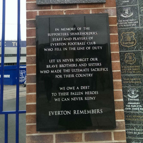 Oorlogsmonument Everton Football Club #3