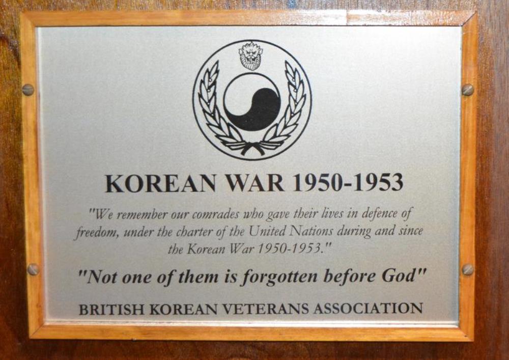 Monument Koreaanse Oorlog Eden Camp Museum #1