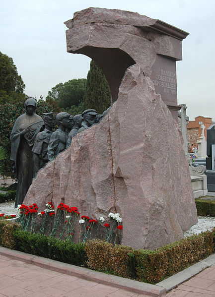 Monument Sovjetstrijders in Internationale Brigades