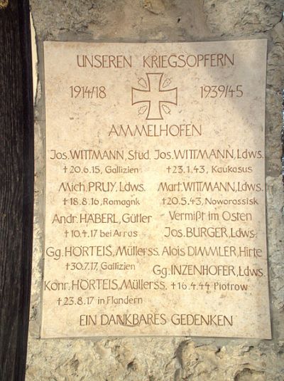 Oorlogsmonument Ammelhofen