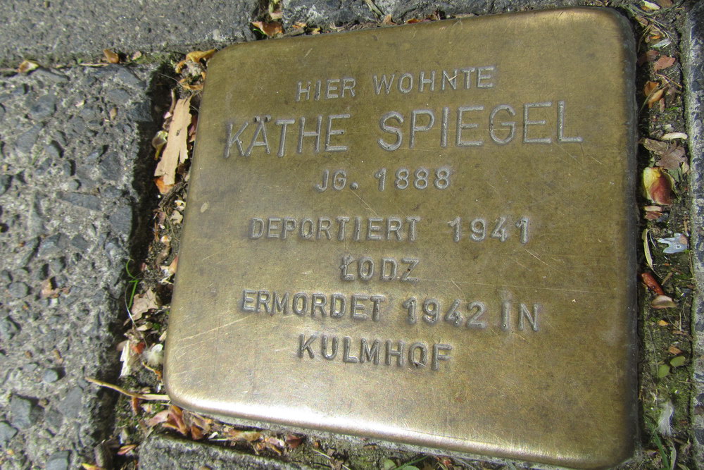 Stolpersteine Blumenthalstrae 19 #3