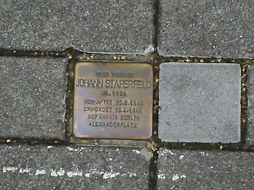 Stolperstein Süsterstraße 25