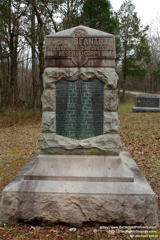 Monument 52nd Ohio Infantry Regiment