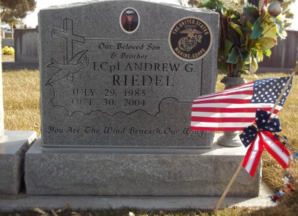 American War Grave Elmwood Cemetery #1