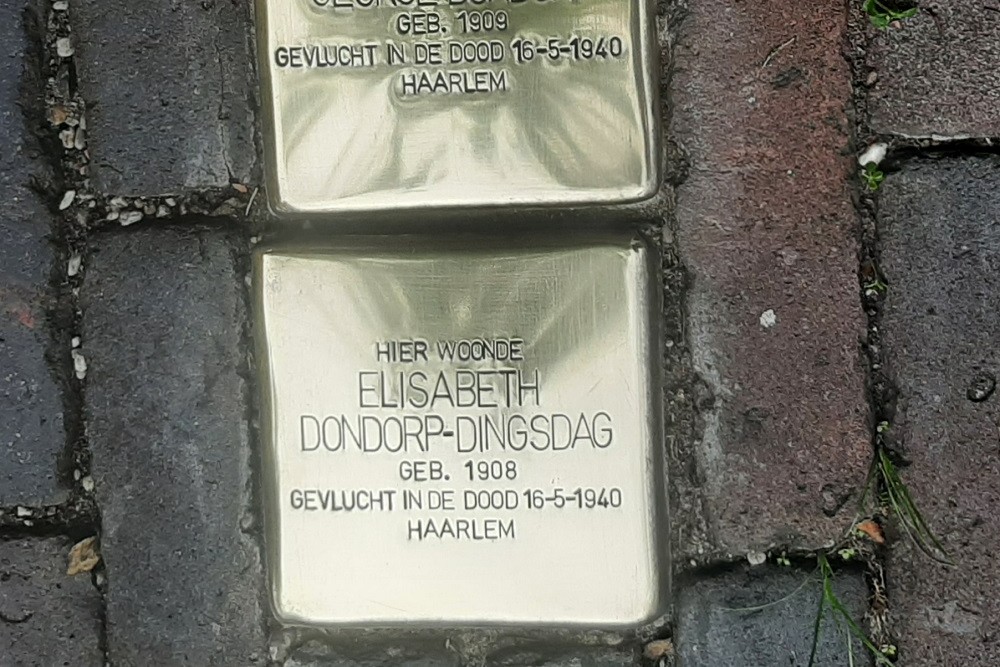 Stolpersteine Bakenessergracht 38 #2