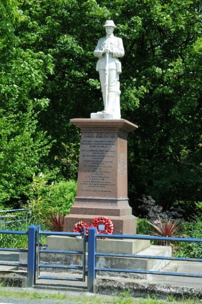 Oorlogsmonument Llanwrda #1