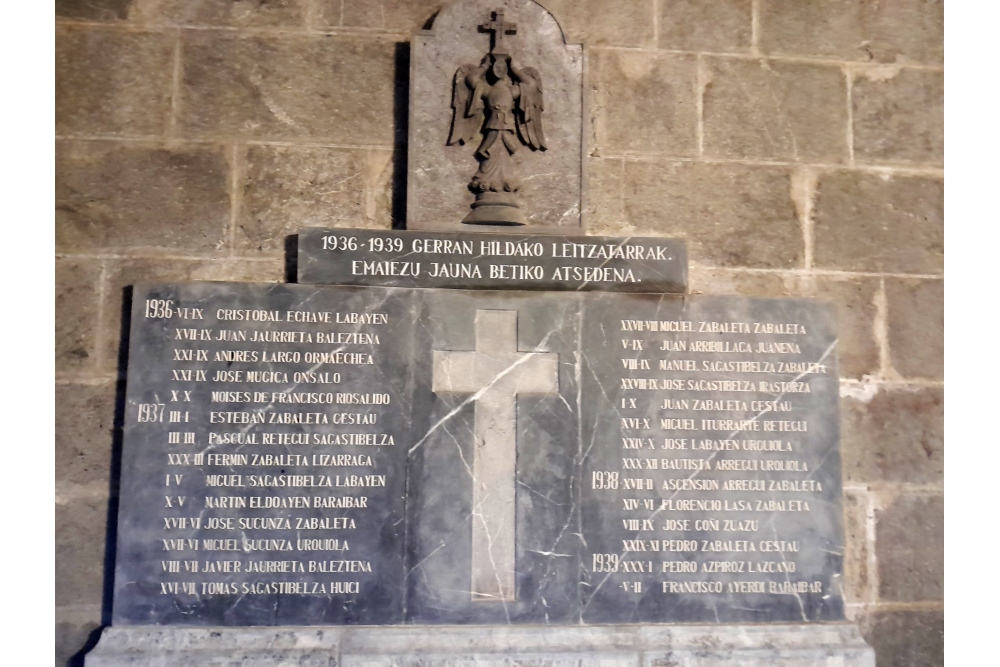 Monument Spaanse Burgeroorlog Leitza #1