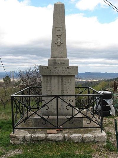 Oorlogsmonument Brahic