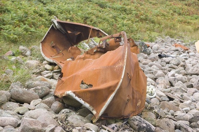 Remains Lifeboats USS William H. Welch #1