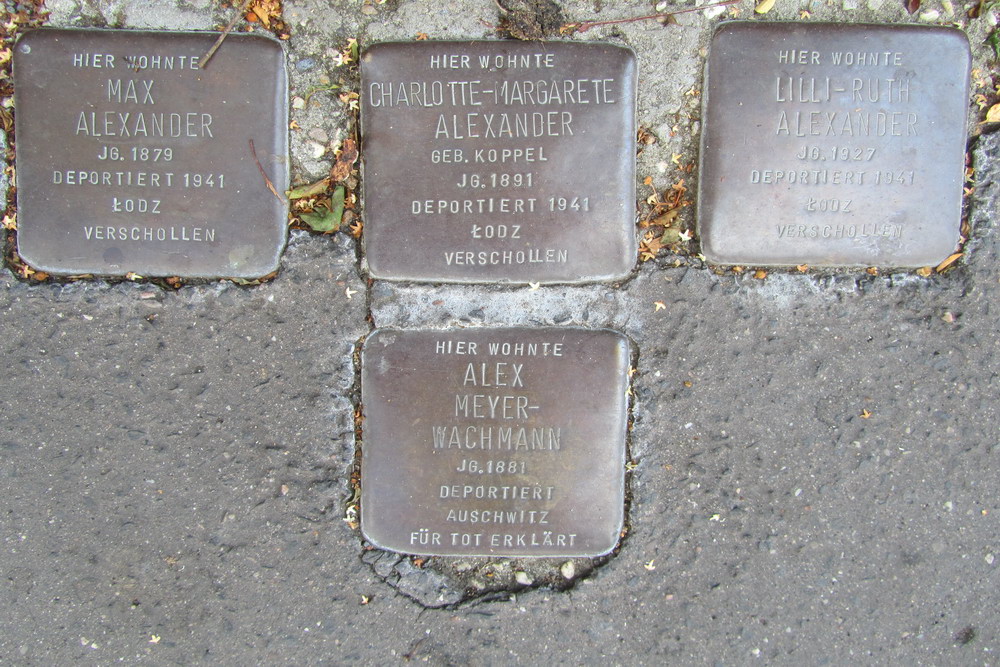 Stumbling Stones Siemensstraße 60 #2