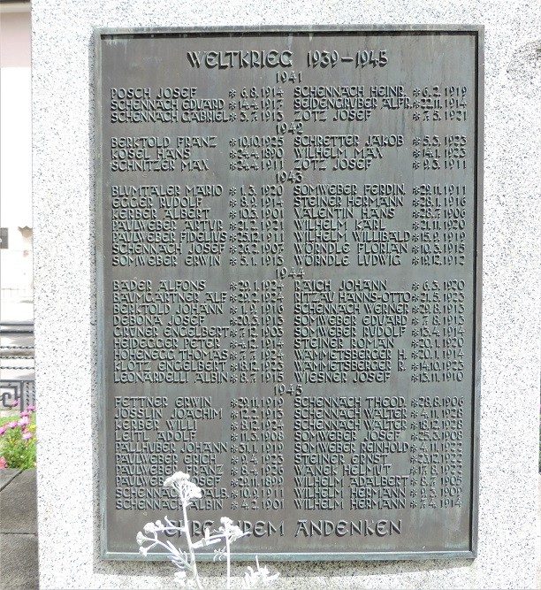 War Memorial Ehrwald #4