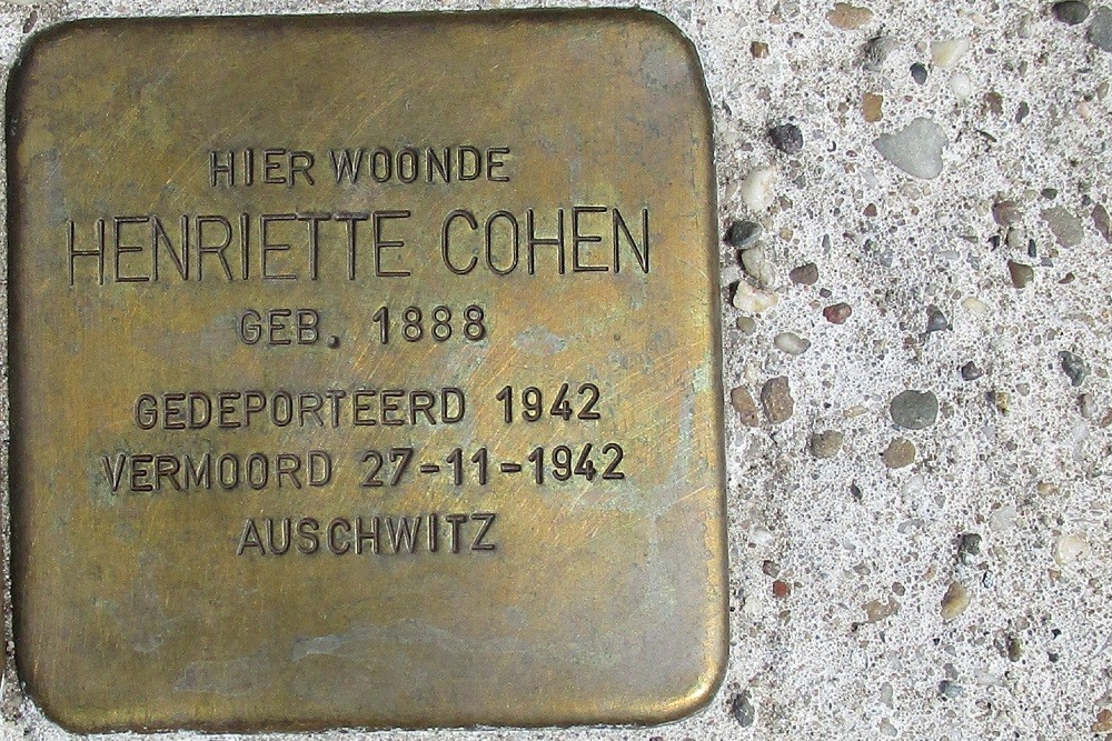 Stolpersteine Rozenstraat 80 #3