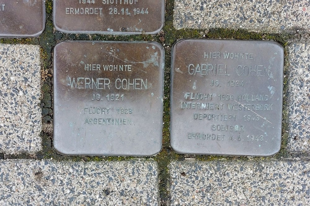 Stumbling Stones Weezerstraße 29 #2