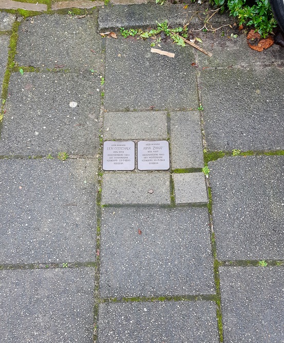 Stolpersteine Raumurstraat 22 #2