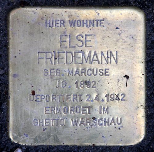 Stolpersteine Cosimaplatz 5