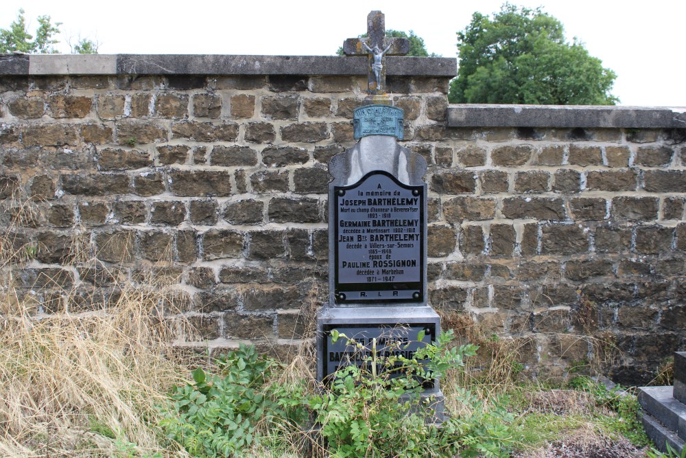 Belgische Oorlogsgraven Villers-sur-Semois #1