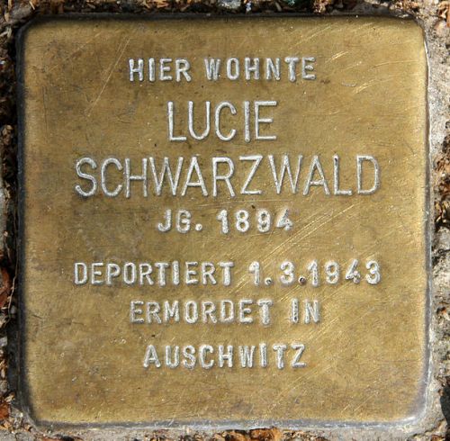 Stumbling Stones Motzstraße 30 #3