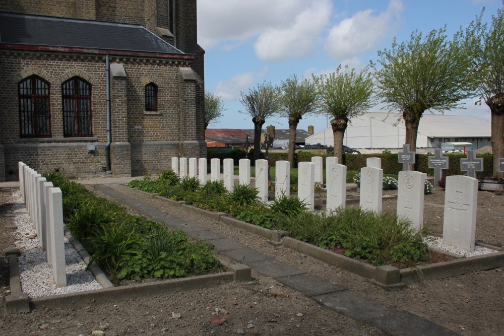 Commonwealth War Graves Bulskamp Churchyard