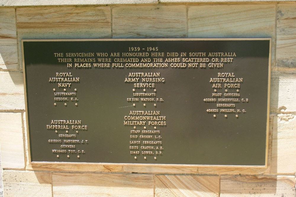 South Australia Cremation Memorial #1
