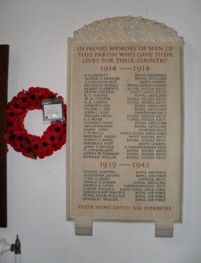 War Memorial St Giles Church #1