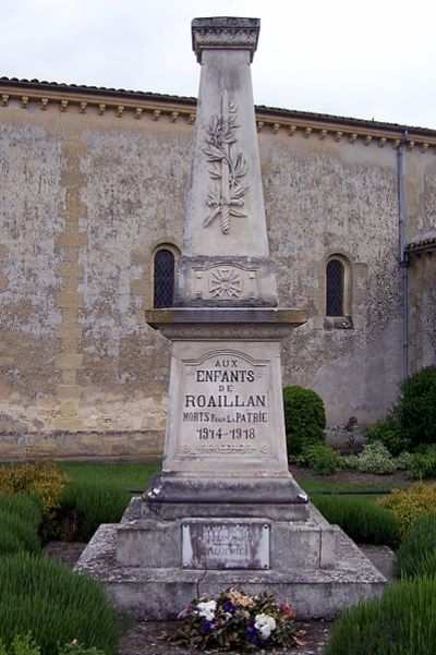 Oorlogsmonument Roaillan #1