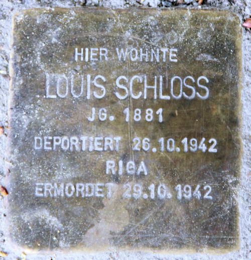 Stolpersteine Sakrower Kirchweg 70a #2