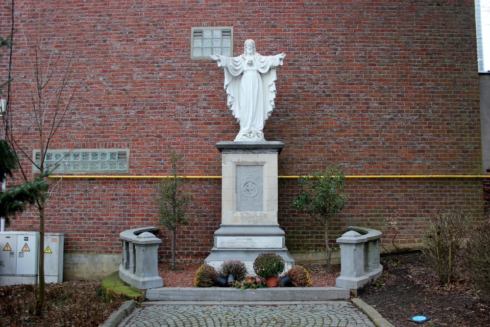 Oorlogsmonument - Heilig Hartbeeld Gooik