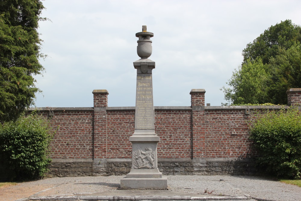 Oorlogsmonument Rongy
