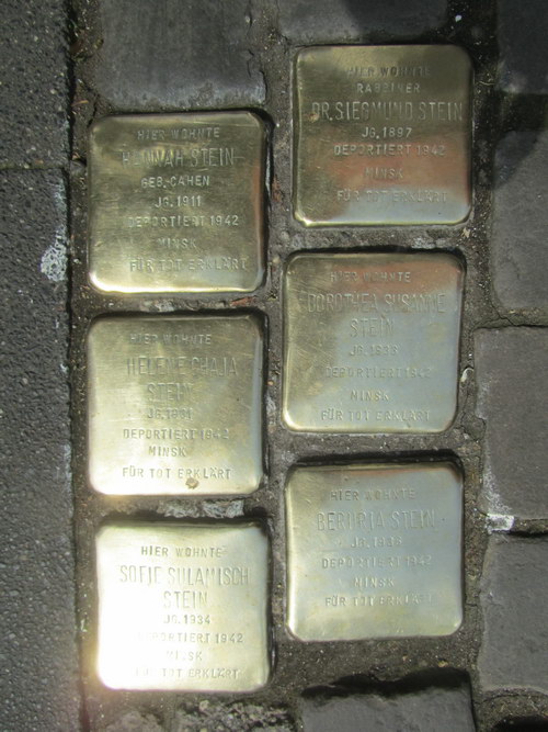 Stolpersteine Jahnstraße 26 #1