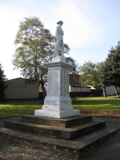 Oorlogsmonument Staveley