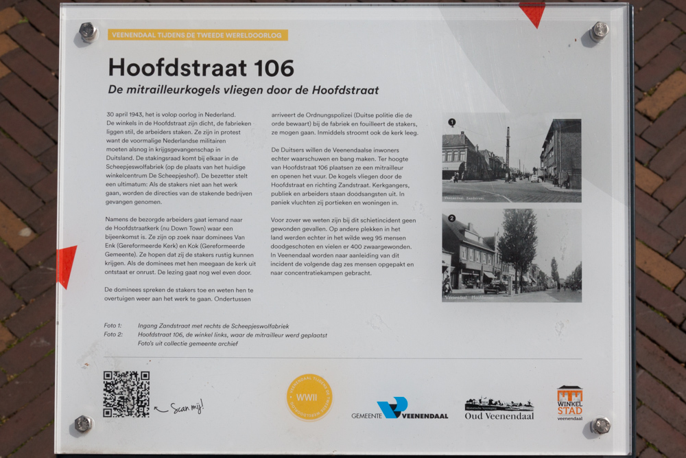 Informatiebord Hoofdstraat 106 Veenendaal #1
