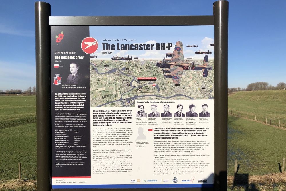 Crashlocatie Britse Lancaster Bommenwerper BH-P DV282 Well #2