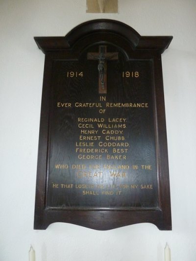 War Memorial St. Mary Church #1